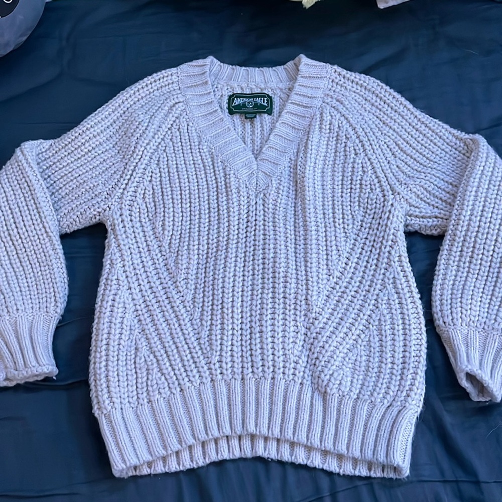 Warm knitted sweater
